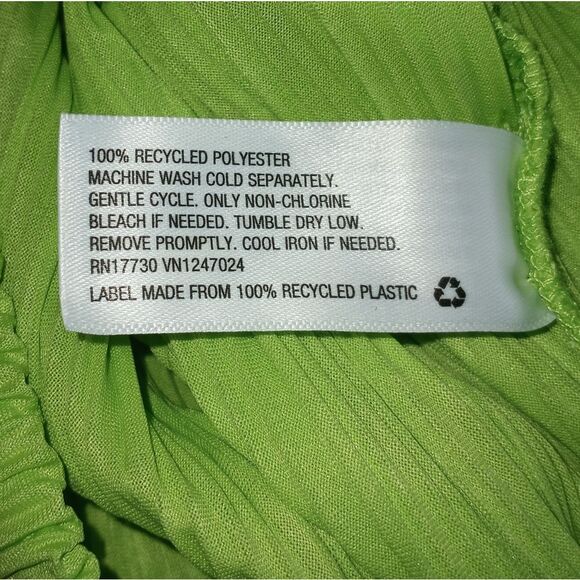 Feature Collective W/ Gabriella Lime Green Croissant Sleeve Top Sz.1x EUC - Picture 7 of 7